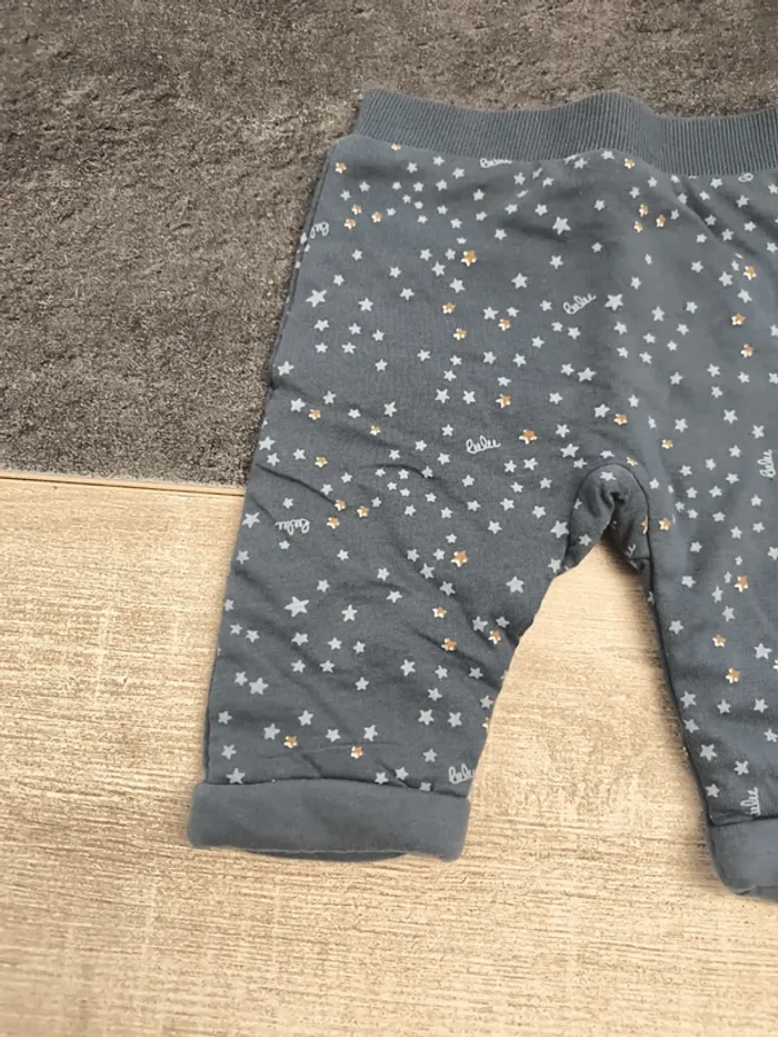 Pantalon legging doublé garçon 6 mois Lulu castagnette - photo numéro 3