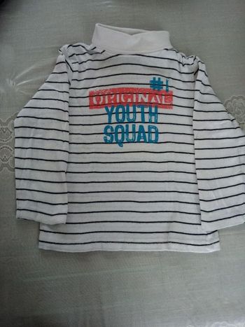 T-shirt col roulé 4 ans