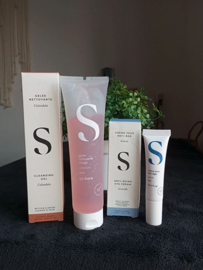Seasonly gelée nettoyante & contour des yeux