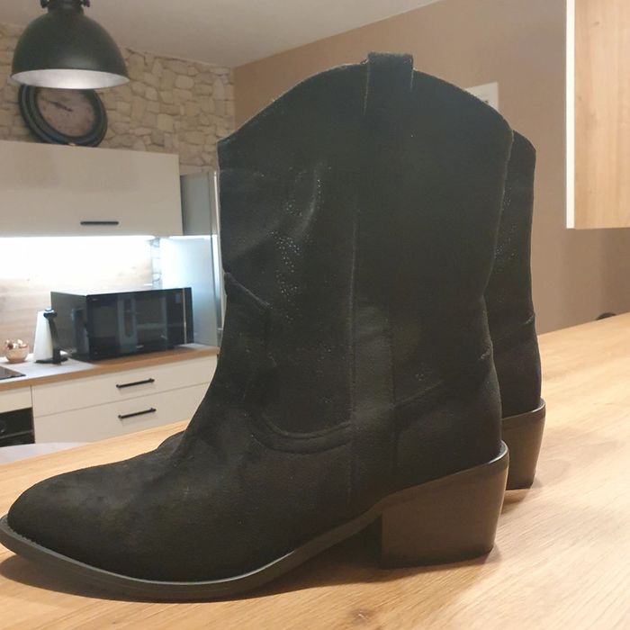 Bottines femme style tchiag noires taille 37 Morgan - photo numéro 3