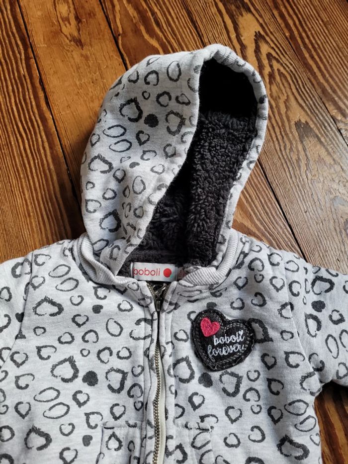 Sweat à capuche Boboli t.12 mois - photo numéro 6