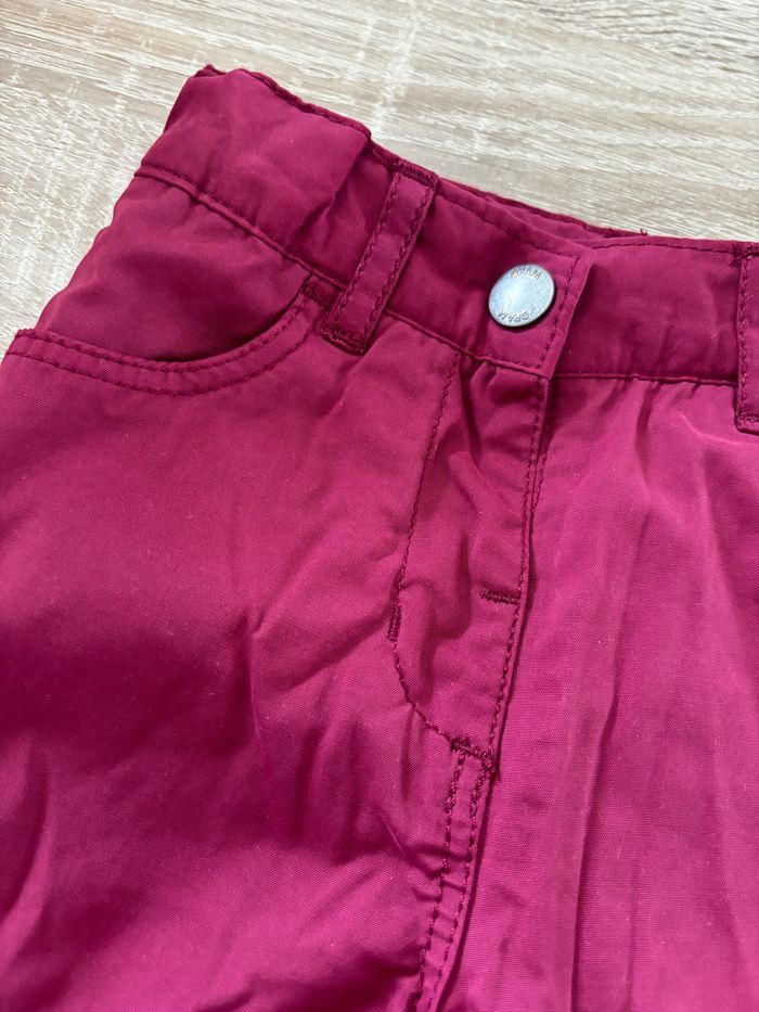Pantalon bordeaux polaire DPAM t.6m - photo numéro 2