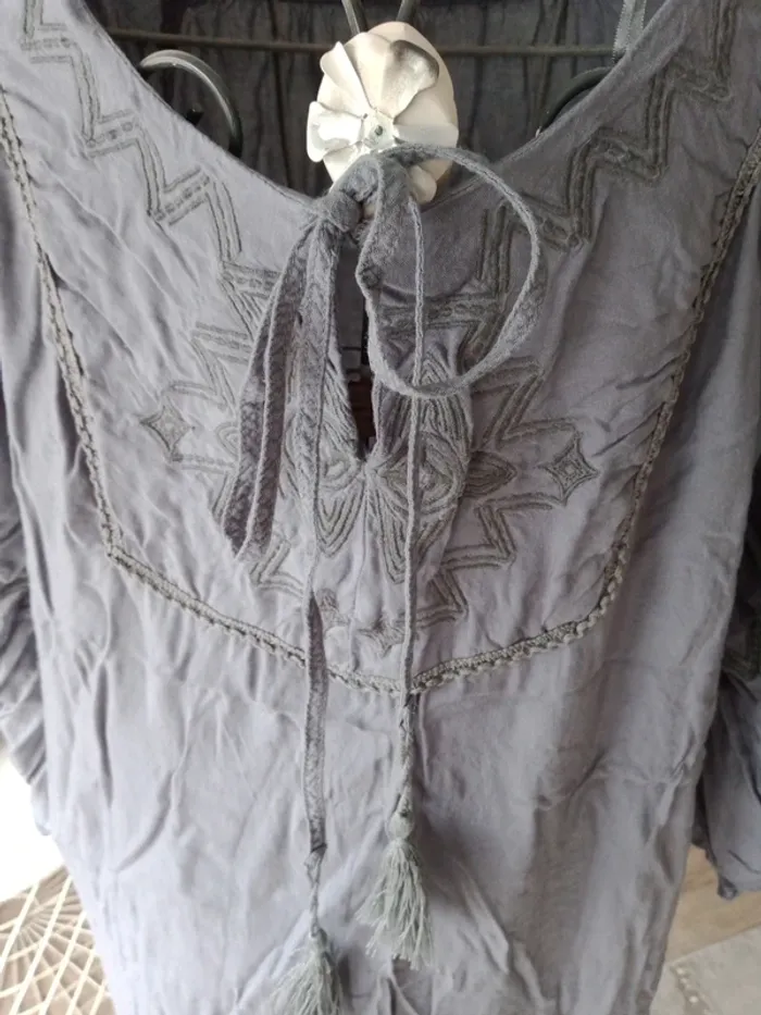 Robe tunique manches chauve-souris