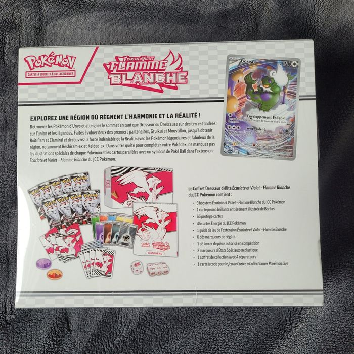 Coffret ETB collection flamme blanche écarlate et violet - photo numéro 4