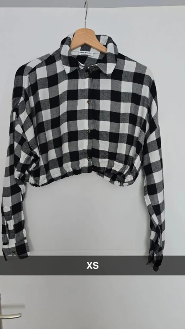 Chemise à carreaux