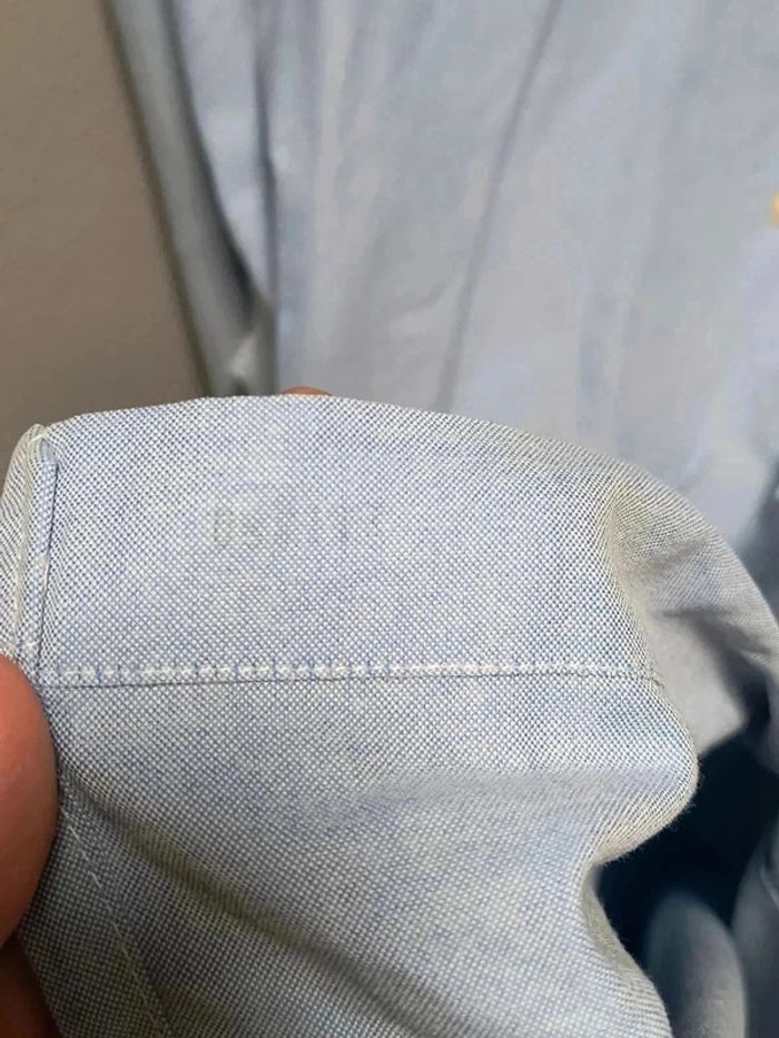 Chemise Ralph Lauren vintage bleu clair – Logo brodé – Taille XL (équivalent L/XL homme) - photo numéro 11