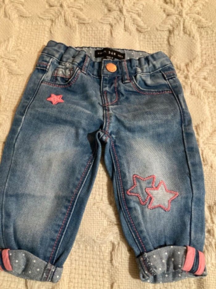 Lot jeans en 3/6 mois
