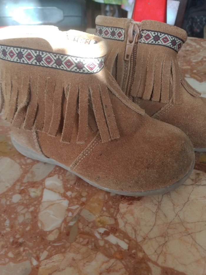 Bottines daim