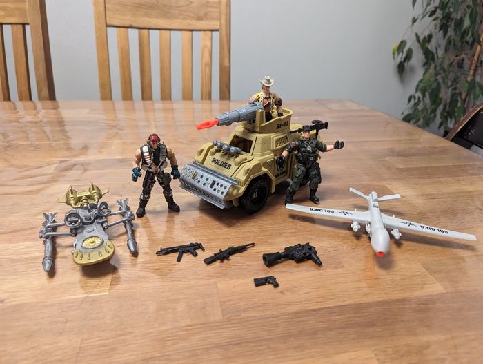 Ensemble militaire figurine 10 cm - photo numéro 5