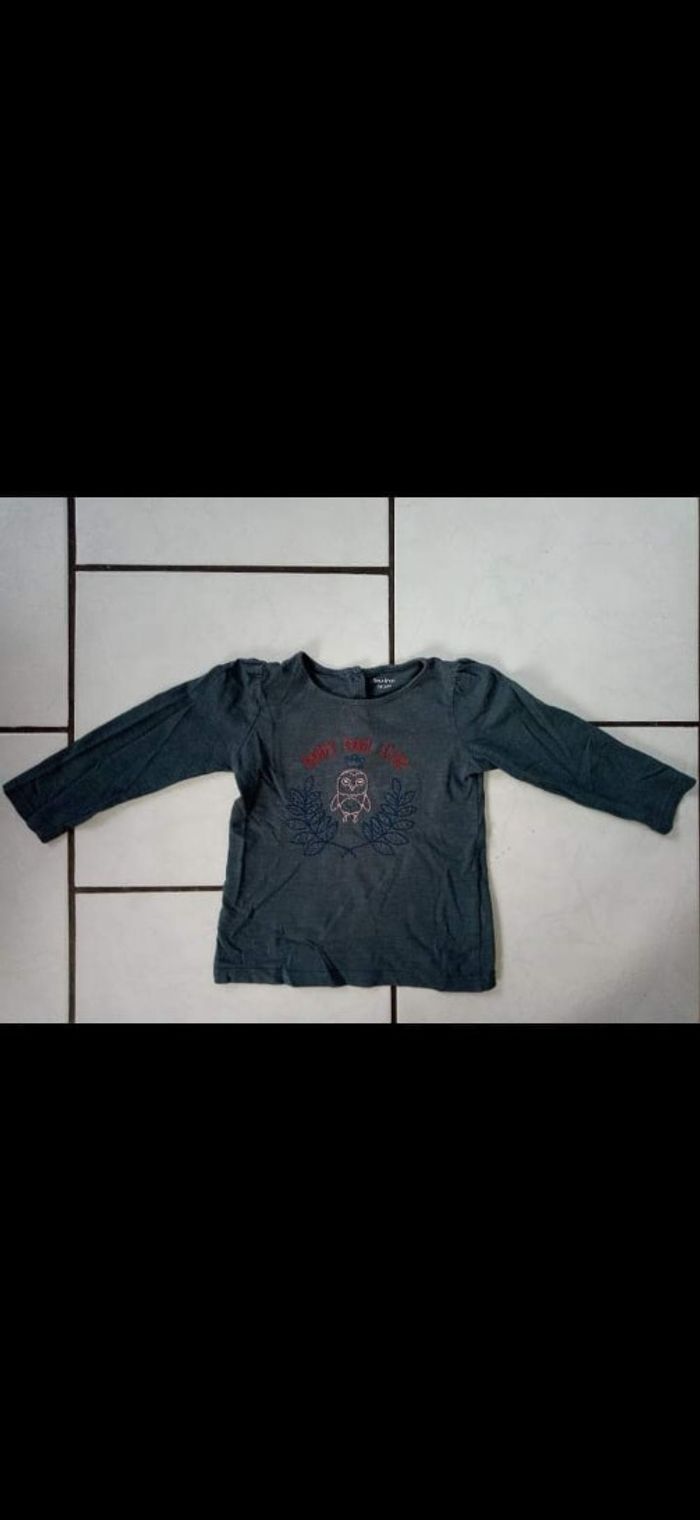 Maillot manches longues fille 18 mois