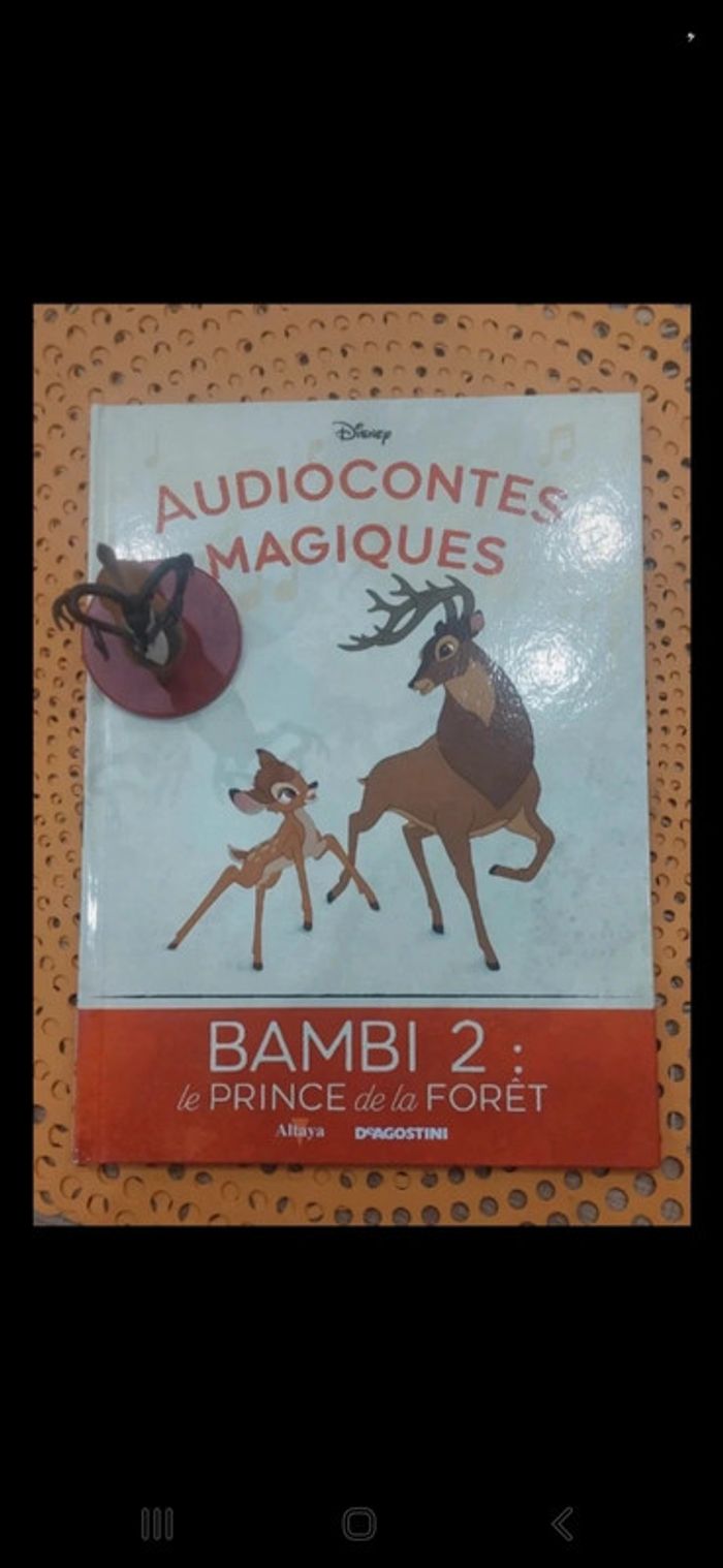 Livre et figurine 76 des audiocontes Magiques altaya audio conte audio compte disney