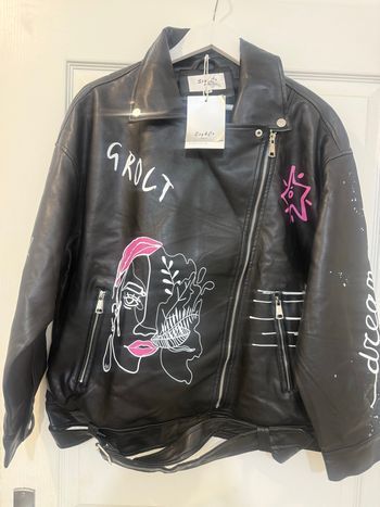 🖤 Perfecto noir artistique – neuf avec étiquette 🖤