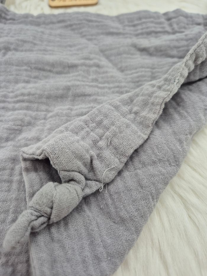 Doudou plat Lange Chat Tigre Zara Gris noir - photo numéro 4