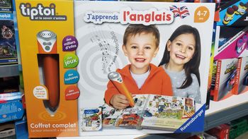 Tiptoi Coffret complet lecteur interactif + Livre J'apprends l'anglais