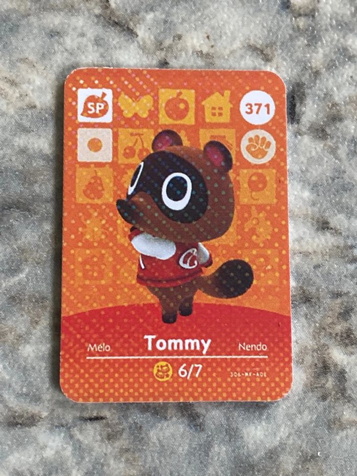mini carte amiibo Tommy