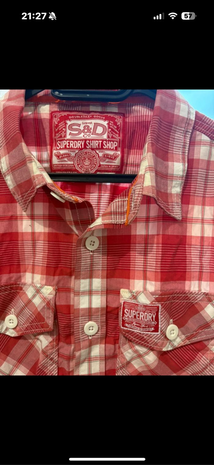 Chemise à carreaux Superdry - photo numéro 2