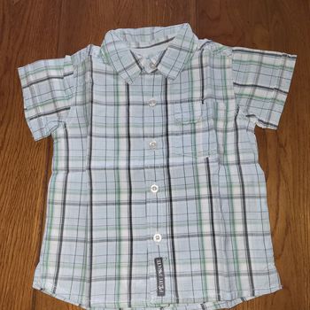 Chemise manches courtes 12 mois
