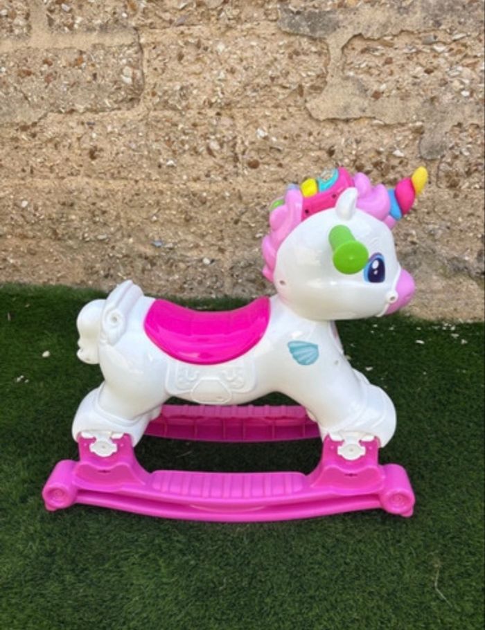 Licorne à bascule interactive - photo numéro 4