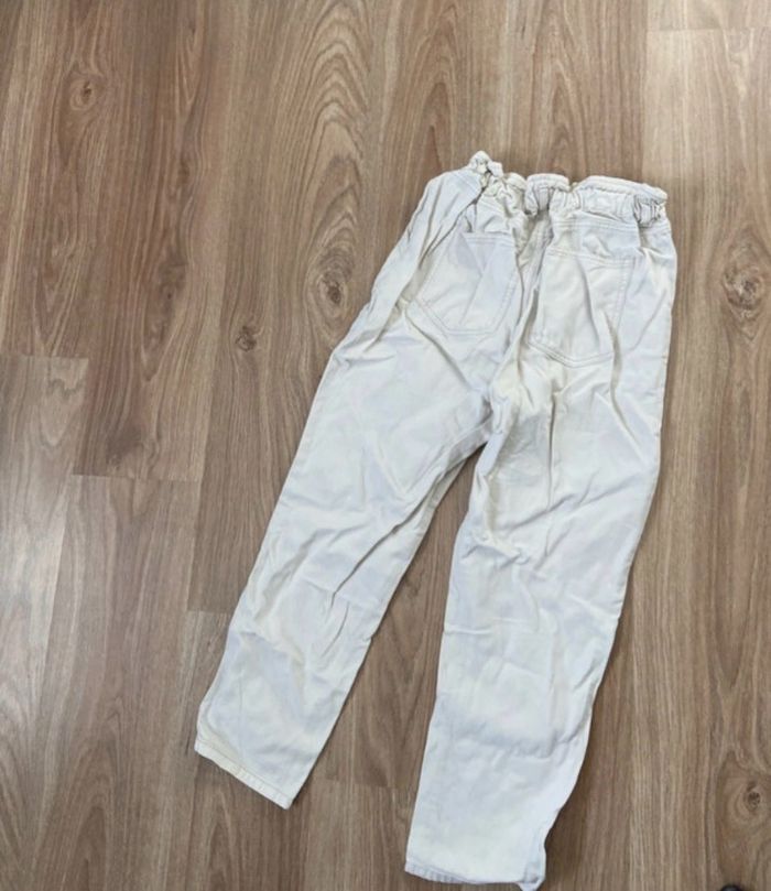 Jeans taille haute élastique