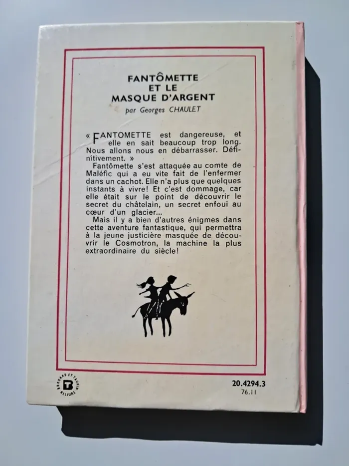 Livre Fantômette et le Masque d'Argent - photo numéro 2