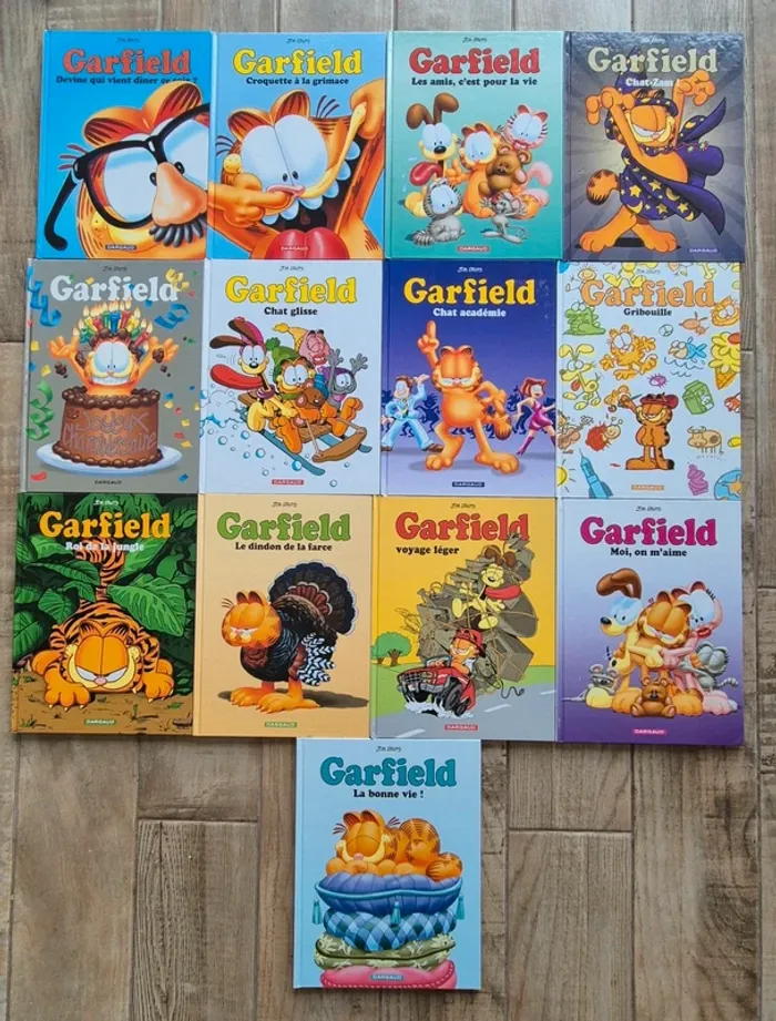 Lot de 13 BD Garfield