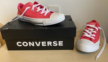 Baskets converses courtes rose rouge Taille 36