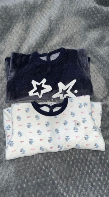 Lot de 2 pyjamas velour