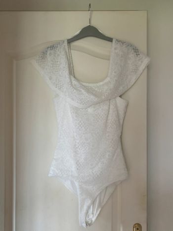 Body blanc en dentelle • Jennyfer • Taille M