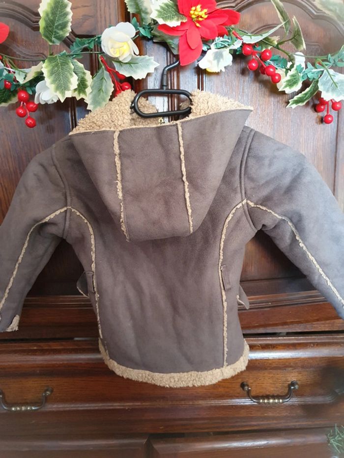 Manteau obaïbi imitation peau 18 mois - photo numéro 2