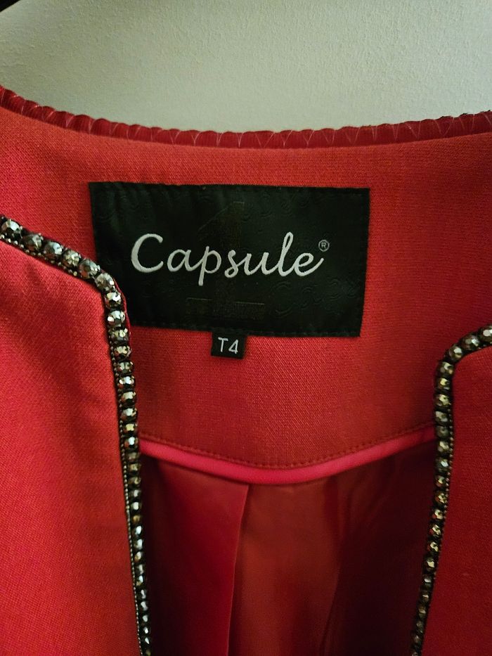 Veste rouge  femme Capsule T38/40 - photo numéro 3