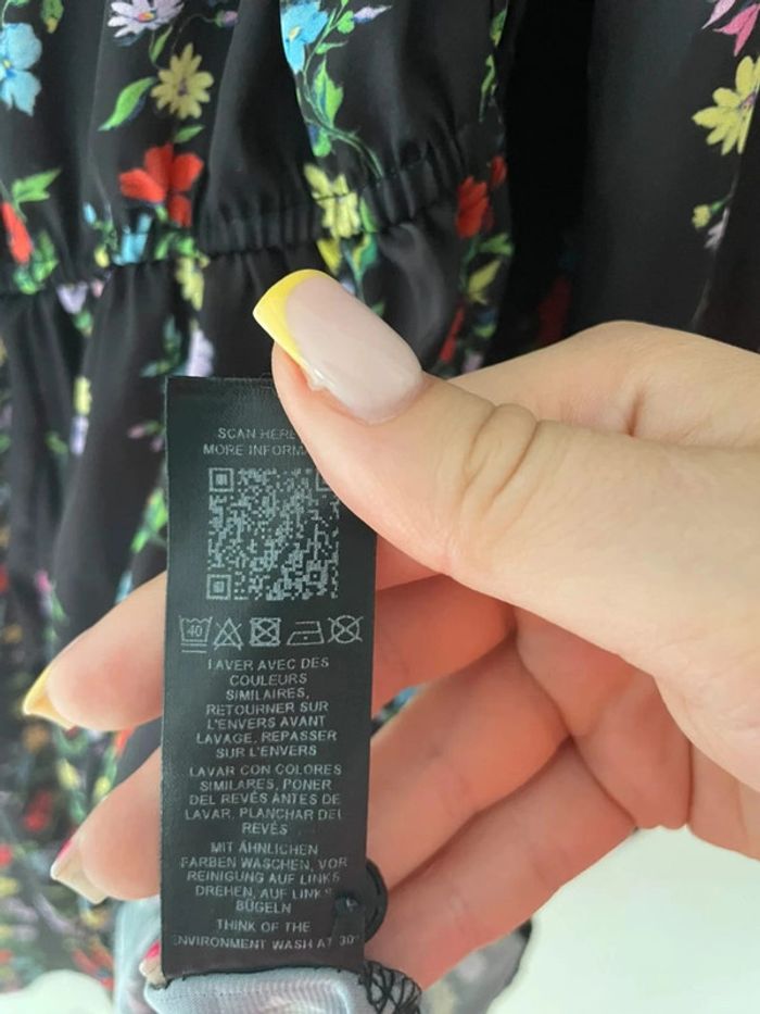 Robe courte fleurie ASOS Design - Taille 40- Bon état - photo numéro 6