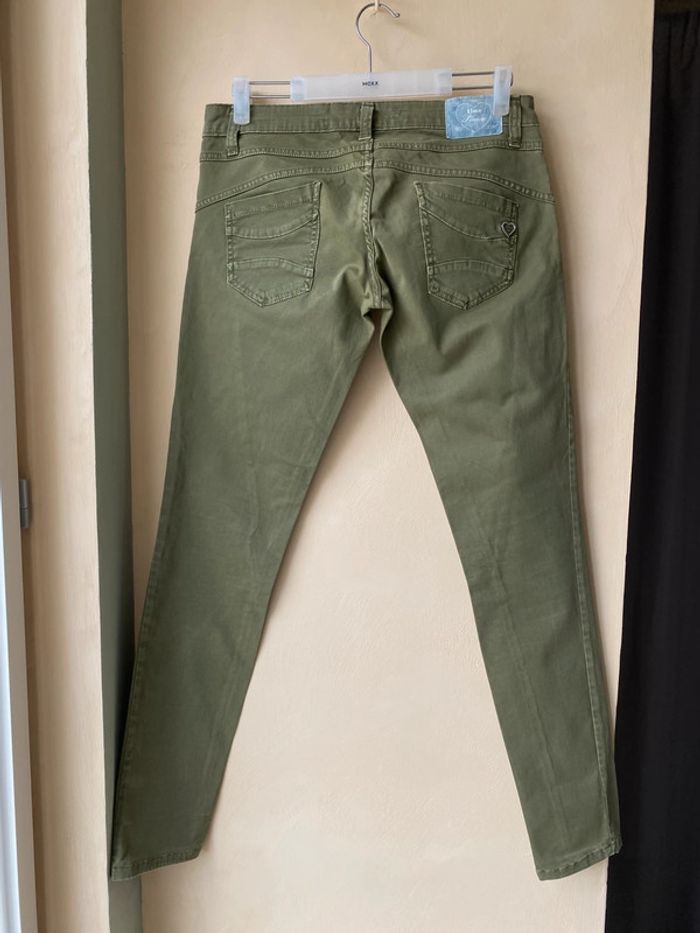 Pantalon kaki taille basse Please L - photo numéro 4