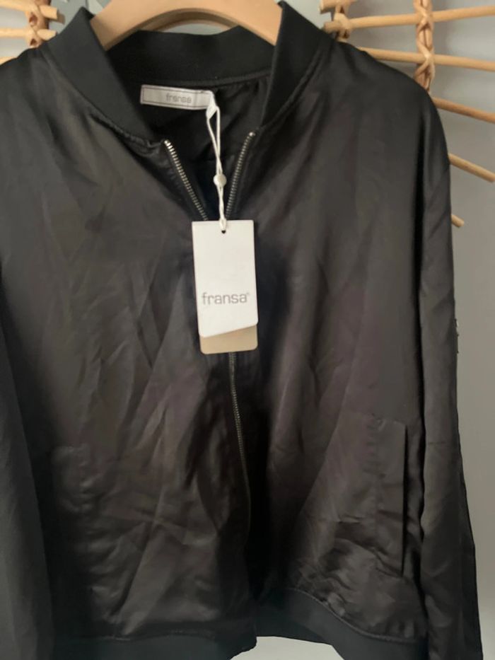 Veste femme Fransa Fanbomb 1 bomber taille L neuf avec étiquette - photo numéro 2