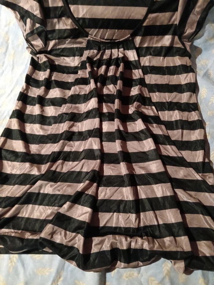 Blouse manche courte col rond - photo numéro 5