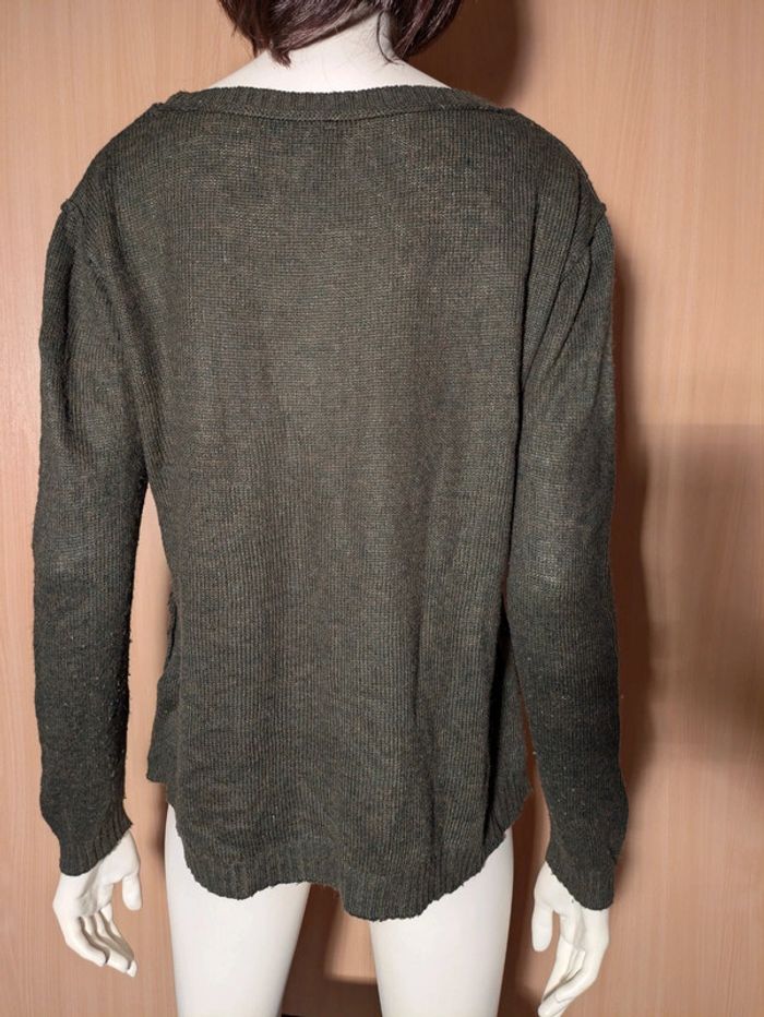 Pull sweat vert kaki spot 38/40 - photo numéro 2