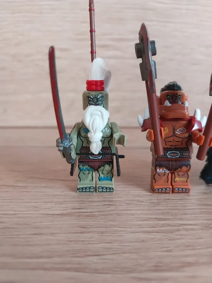 Figurines type lego 4 chefs guerriers orcs Warcraft - photo numéro 2