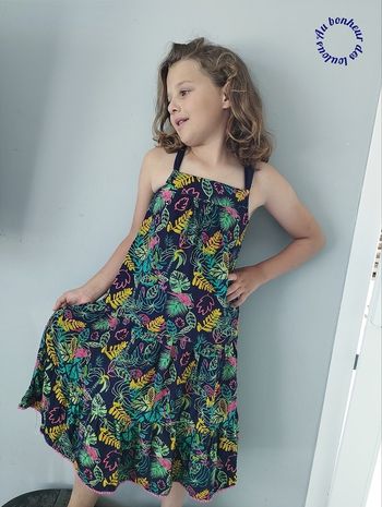 10 ans robe été Gémo mi longue