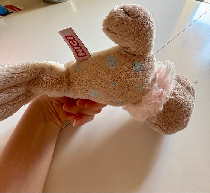 Peluche phoque beige tout doux - photo numéro 7