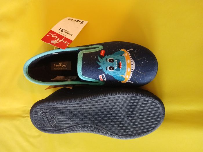 chaussons garcons petit monstre 31 - photo numéro 2