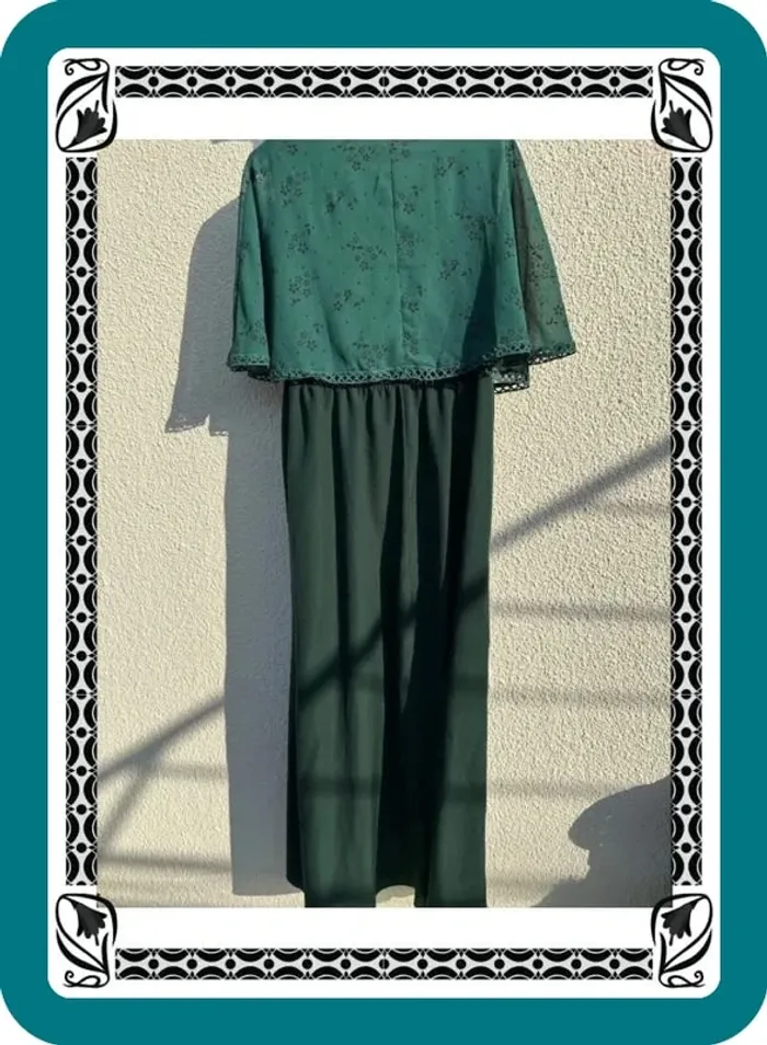 Robe longue verte - photo numéro 2