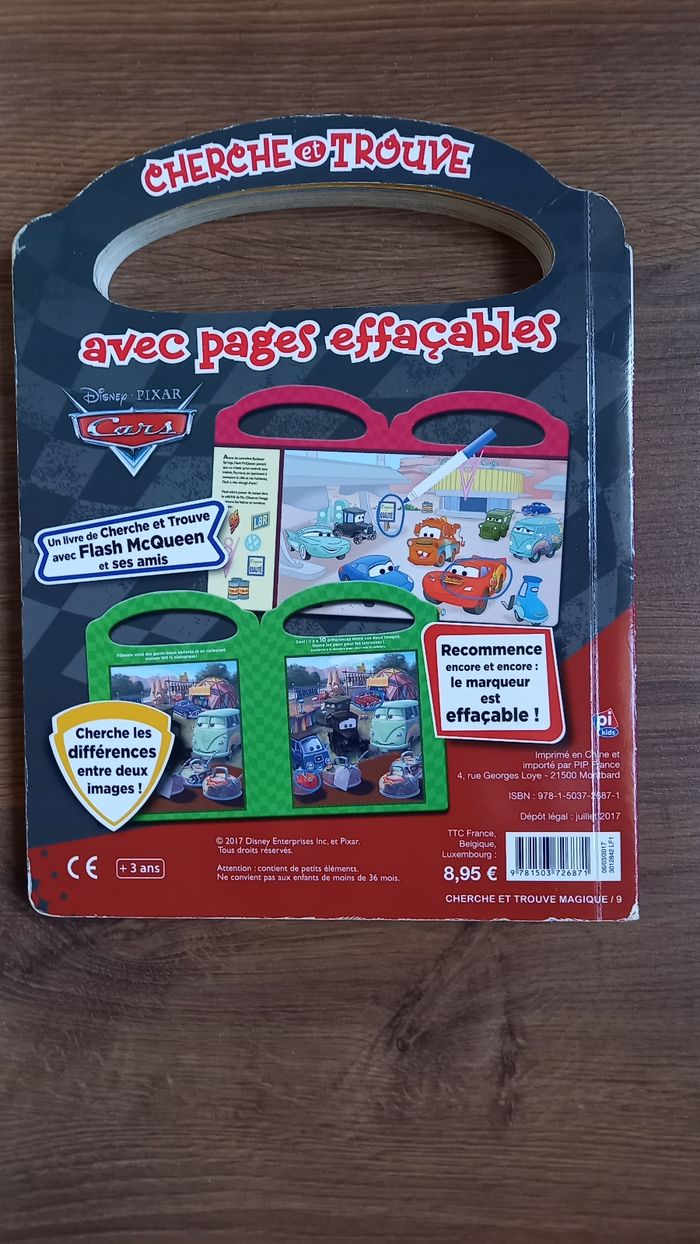 Livre ardoise Cars - photo numéro 2