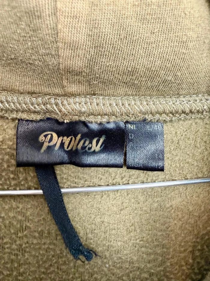 Gilet polaire Protest femme taille L avec grande broderie idéal ski - photo numéro 4