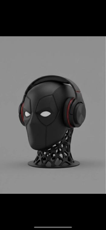 Porte casque  deadpool 