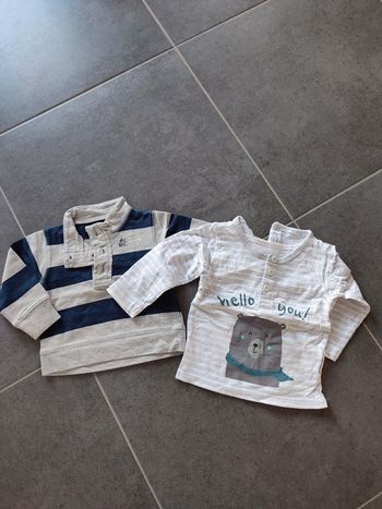 Lot t-shirts manches longues