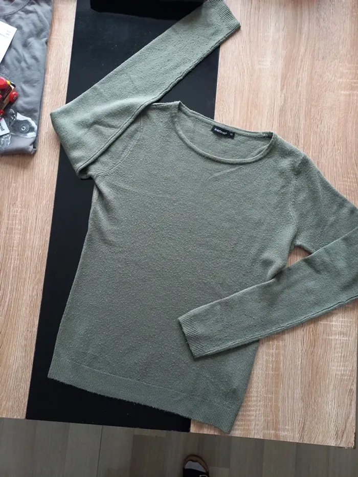 Pull femme kaki XS - photo numéro 7