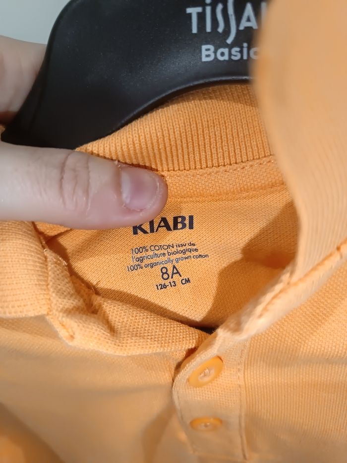 Polo orange 8 ans Kiabi - photo numéro 4