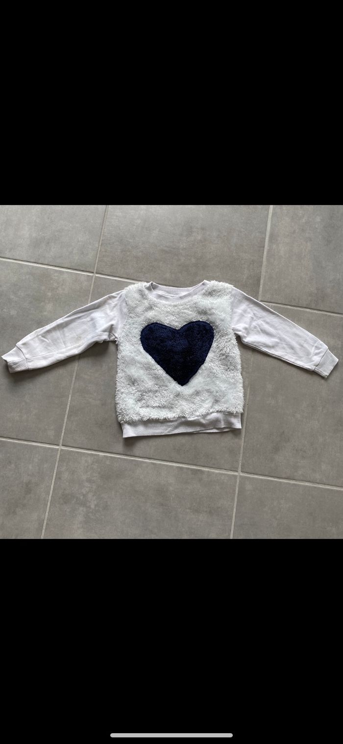 Pull pilou pilou cœur 5 ans - photo numéro 2