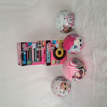 Lot de 6 lol surprise MGA All Star Sport lights Glitter color change Remix pets Hair flip Neufs