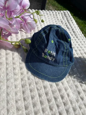 Casquette garçon en jean Orchestra – taille 47 cm