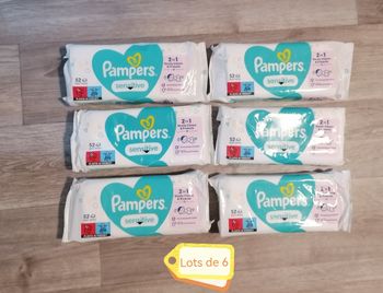 Lingettes pampers sensitive